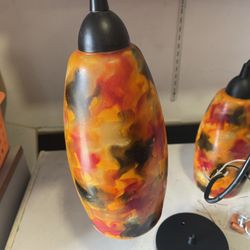 Single Pendant Lamps Multicolor 