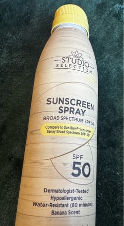 Sunscreen Lotion and spray