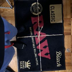 Raw Black Floor Mat