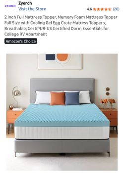 Brand new : 2 Inch Full Mattress Topper