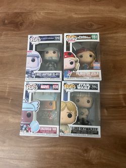 Lot of 4 funkos