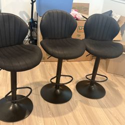 Bar Stools Set Of 3 For  Home 