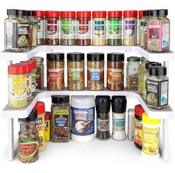 Spicy Shelf Deluxe Adjustable Spice Rack Organizer