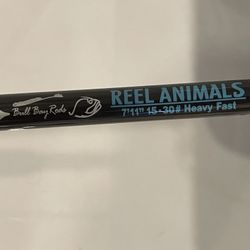 Bull Bay Rods Reel Animals 7’11 15-30 Heavy Fast Fishing Rod