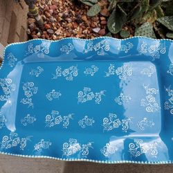 Floral Lace New Temp Tations Platter