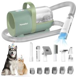 Pet Grooming & Hair Vacuum 3L with 7  Tools, 5 Nozzles, & Storage Bag