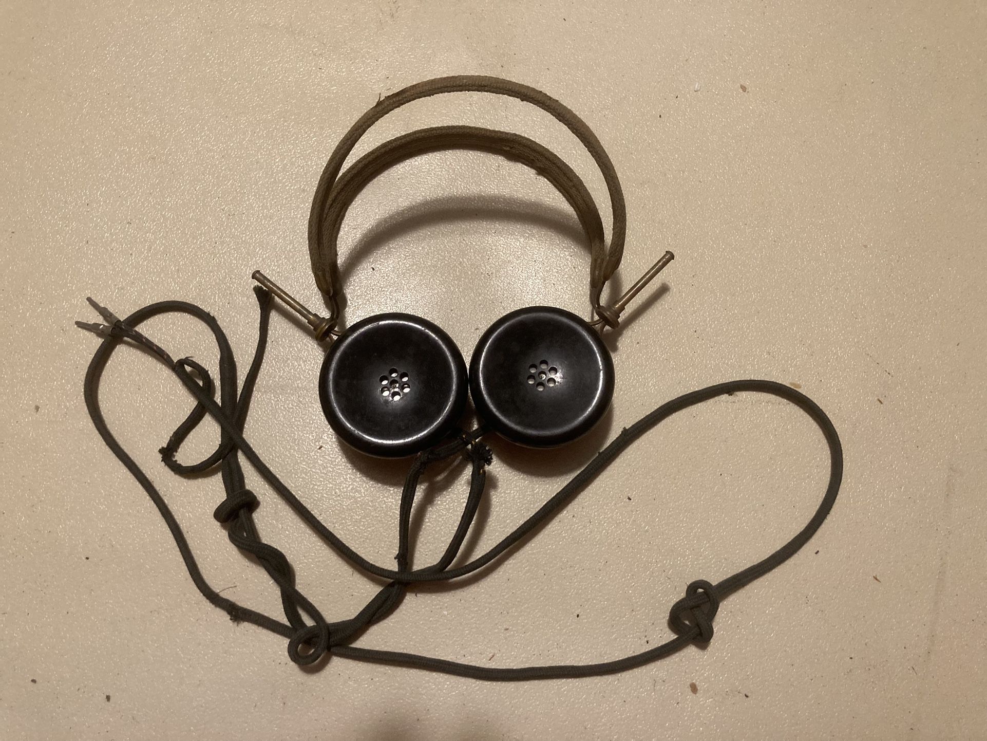 Vintage Nathaniel 1915 Baldwin US Military Headphones