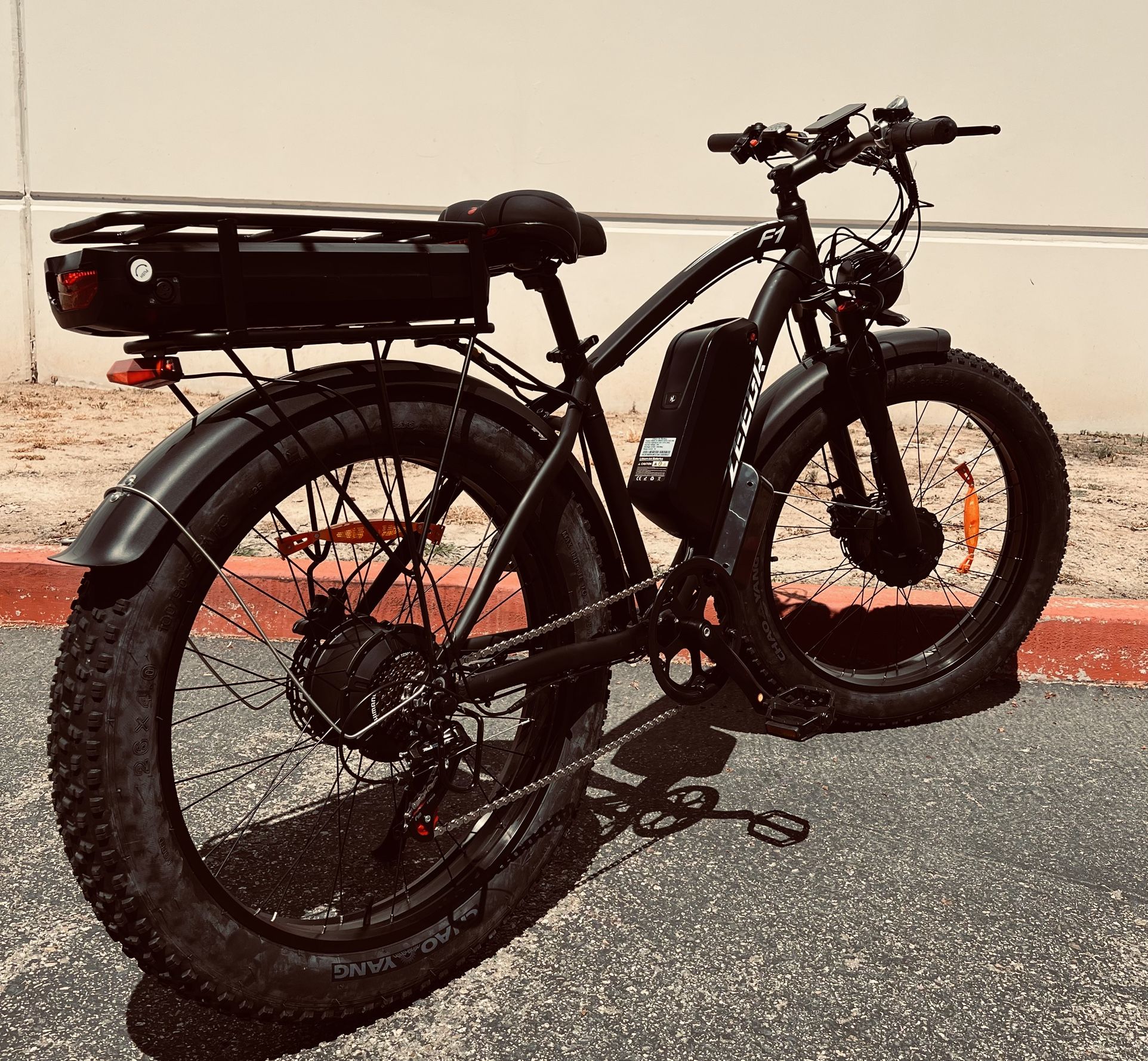 48V/1000w Dual Motor AND+Dual Battery Electric Mountain E-Bike