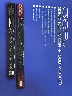 BBE 362 + Subwoofer Signal Processor