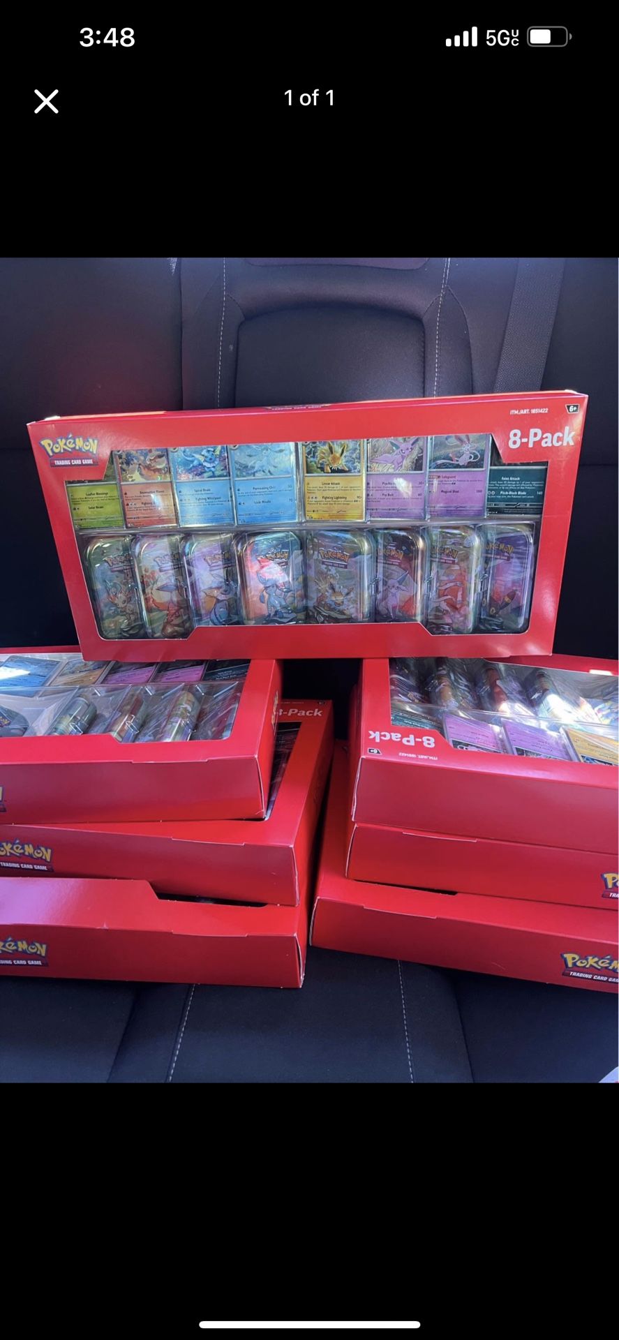 Costco Prismatic Evolution Mini Tins