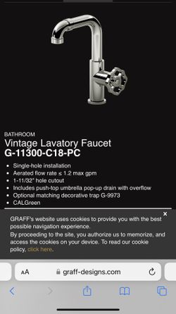 Vintage Lavatory Faucet
