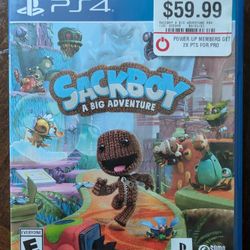 Sackboy PlayStation 4 PS4