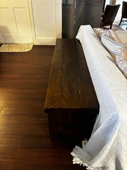 Table with 4 chairs and bench