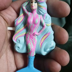 VTG 1991 Disney's "Hook" Peter Pan Wind-up Rainbow Mermaid McDonald's Toy
