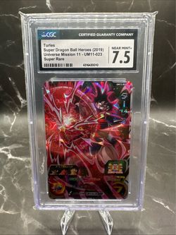 CGC 7.5 Turles Super Dragon Ball Heroes UM11-023 Super Rare