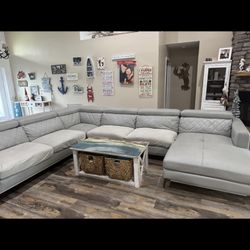 Sectional Gray Sofa 