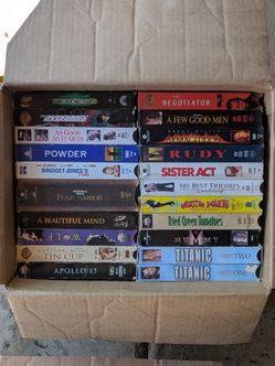 VHS movies tapes cassettes