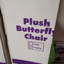 Plush Butterfly Chair 