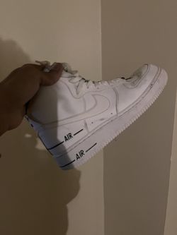Nike Air Force 1 High Dual Air White Black Men’s Size 10