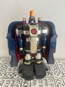Vintage 1996 Power Rangers Zeo Auric The Conqueror Megazord Retro Action Figure