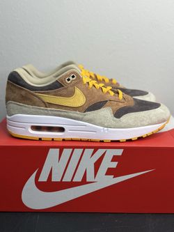 Nike Air Max 1 “Duck Pecan Yellow Ochre” Size 9M (Brand New)
