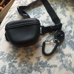 Dog Treat Holder And Click Noise Maker