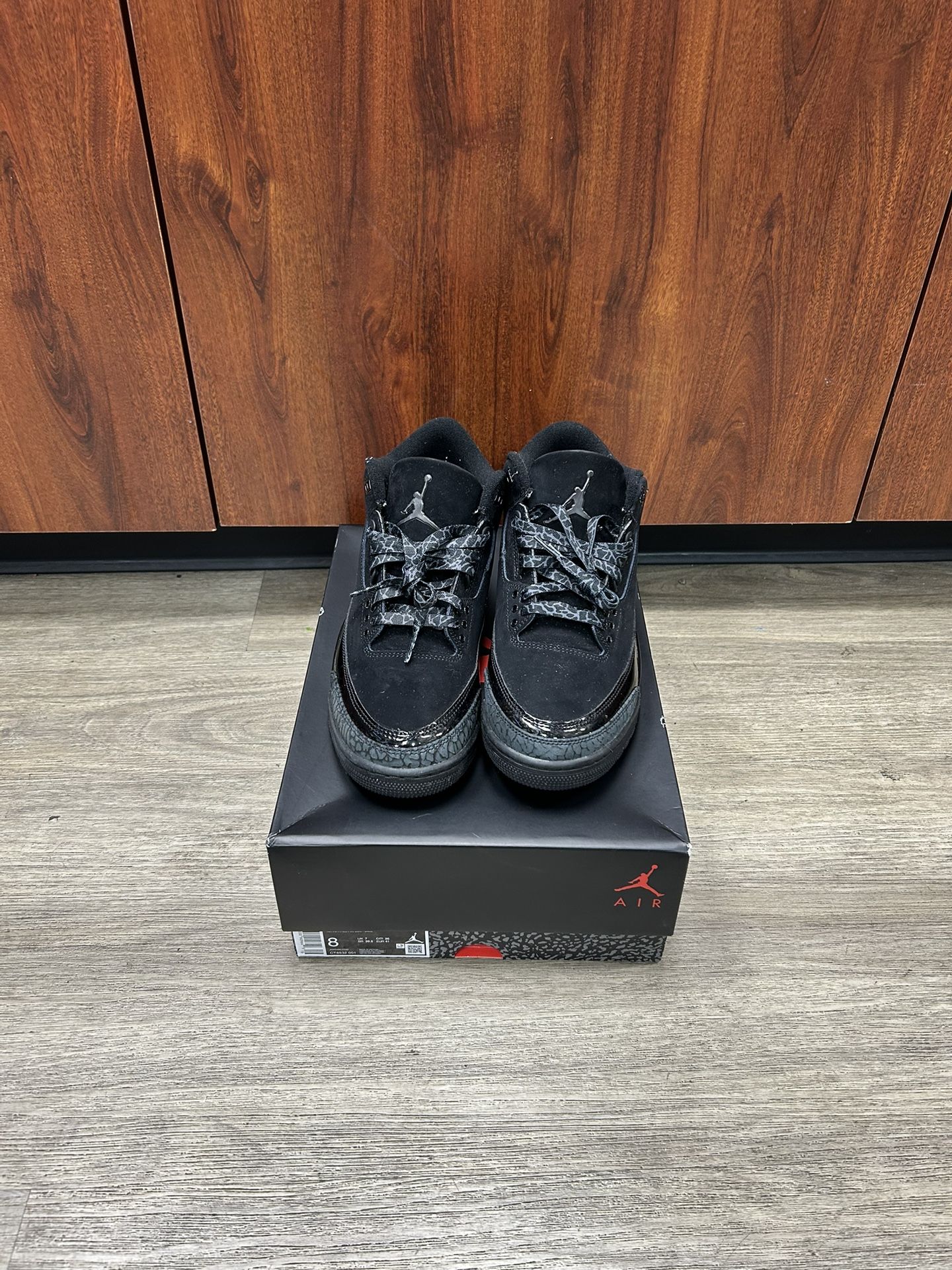 Nike Air Jordan Black Cat CT8532-001 Size 8