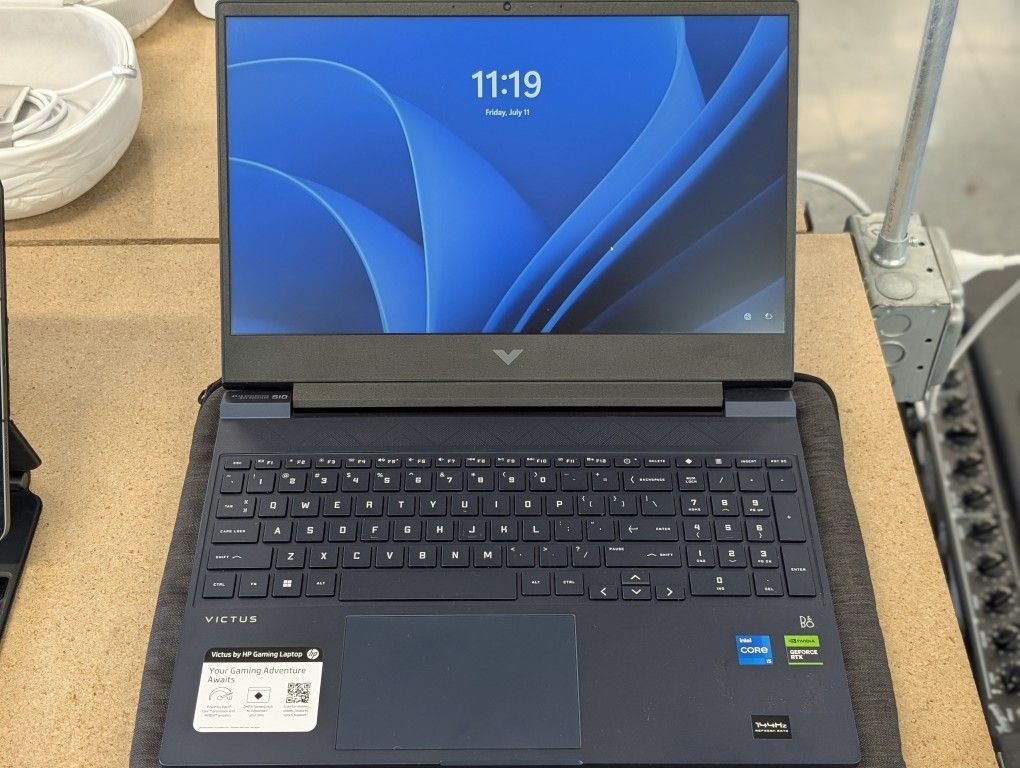 HP Victus Gaming Laptop 12th Gen I5, Nvidia 3050, 512gb SSD, And 8gb Ram