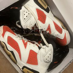 Air Jordan’s6  Retro  Shoes SIZE 8  