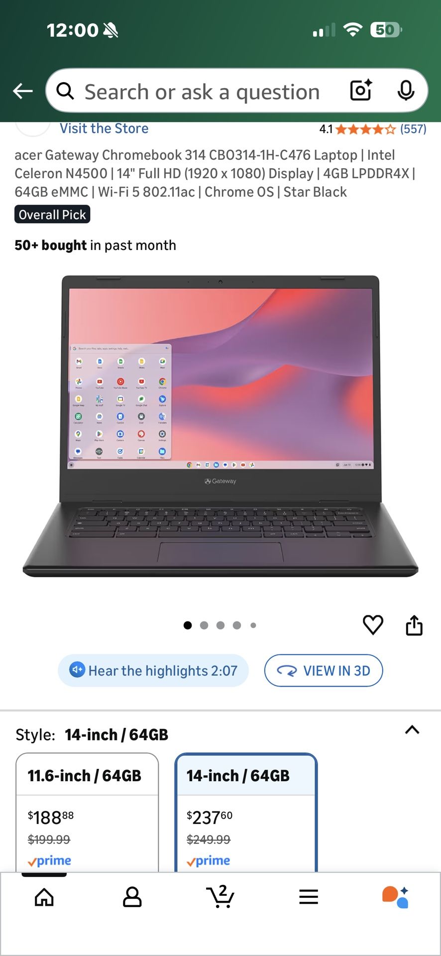 Acer Gateway Chromebook 