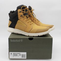 TIMBERLAND MEN'S BOLTERO MIXED MID WHEAT SNEAKER CHUKKA BOOTS, A1IDA SIZE 11