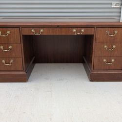 Wood Executive Desk 
