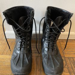 Ugg men’s black winter boots size 10