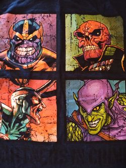 Marvel Partners in Crime Villains Portrait T-Shirt Men's 2XLT