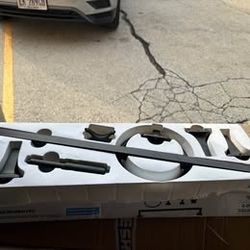 4-Piece Seton Matte Black Decorative Bathroom Hardware