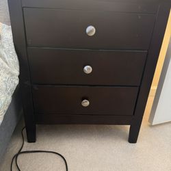 *PRICE DROP* Espresso 3-Drawer Nightstand – Wayfair