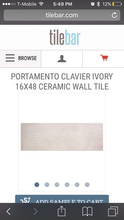 Ceramic wall tile