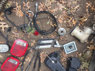 Misc parts. Honda / tail lights / side mirror / shocks