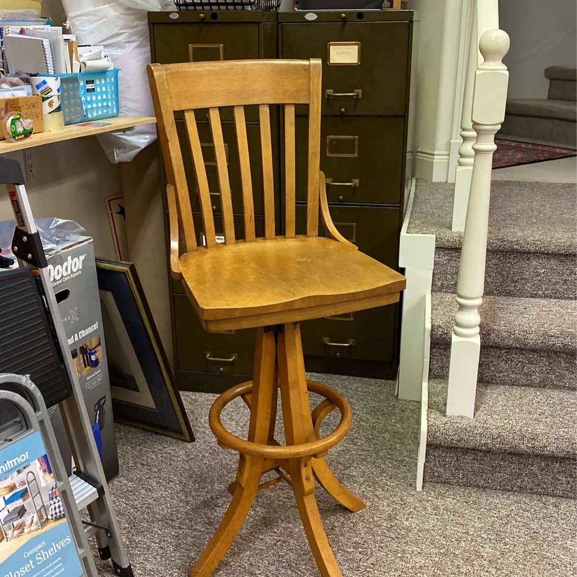 Antique draftsman Swivel Chair 1929