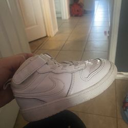 Size. 8C White High Top Nikes For Toddlers