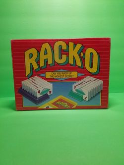Rack O board game... New still in package...