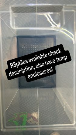 Enclosure tanks reptiles gecko tokay crested