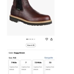 Brand new Georgia Boot 13M Waterproof 