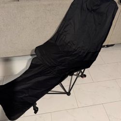 Folding Reclining Camping Chair with Adjustable Backrest and Footrest Camping Lounge Chair for Outdoor Very Light Weight It’s 4 Pounds Asking $25