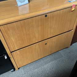 Wood Filing Cabinet (lateral 2 Drawer Filing Cabinet) 