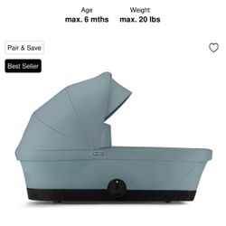 Cybex  Gazelle S Cot, Sky Blue 