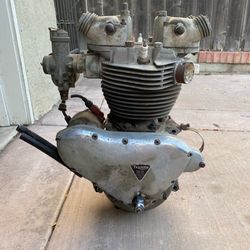 1956 Triumph Trophy TR6 650 Pre Unit Engine