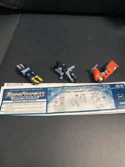 Complete 2002 Transformers Armada Street Action Mini-Con Team 3-Pack Manual