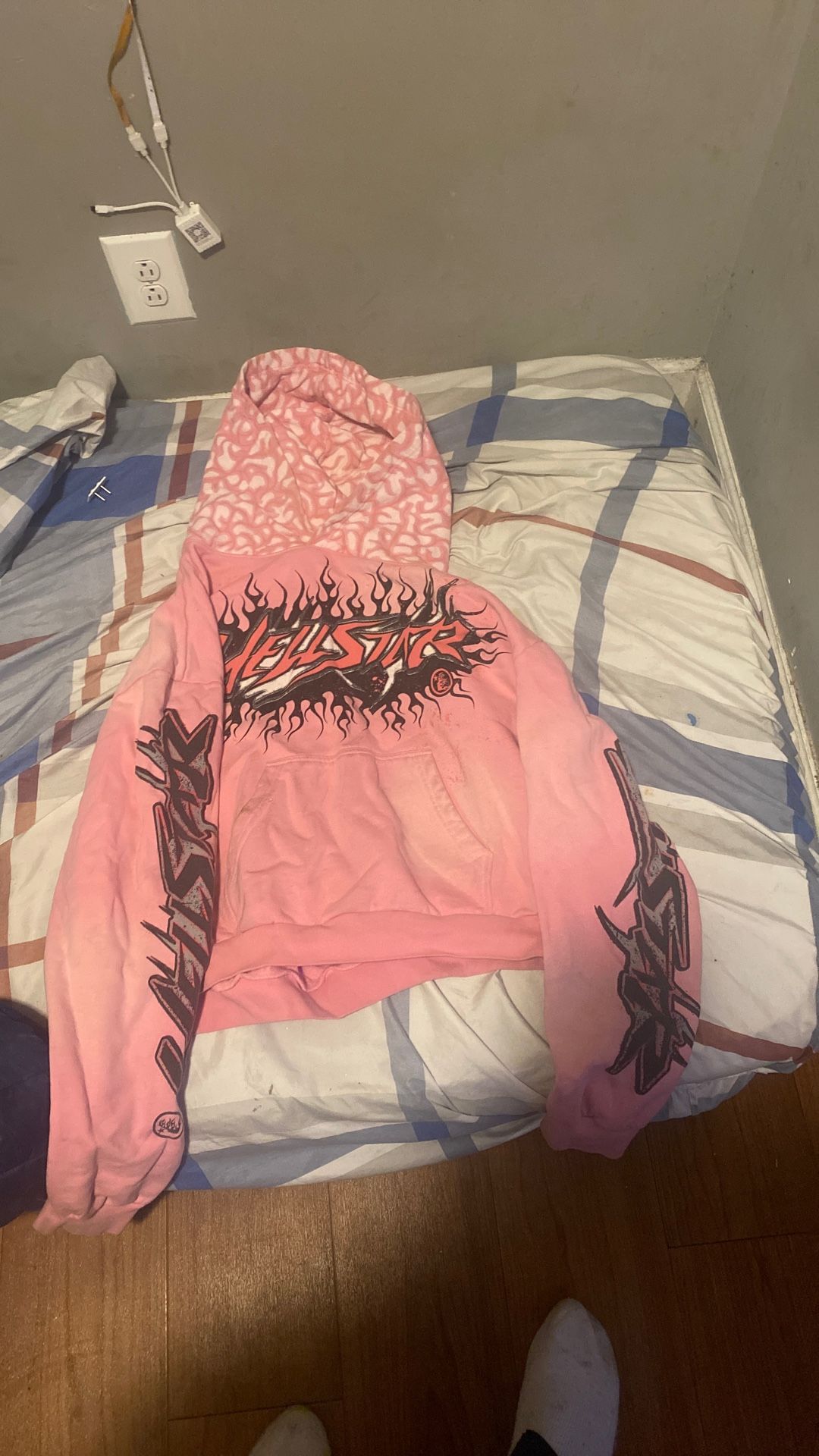 hellstar Hoodie Pink