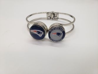 New England Patriots double slot bracelet